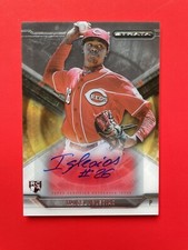 2015 Raisel Iglesias Topps Strata Auto Signed Rookie RC Cincinnati Reds