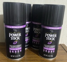 4btls. Power Stick All Day Fresh Body Spray COOL BLAST.3.5oz Each
