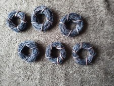 6x Weidenkranz Holzkranz zum basteln - Kränzchen a. Rattan zum Dekorieren Ostern