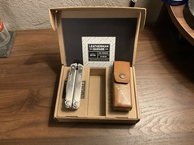 Leatherman Garage Mr. Crunch Multi-Tool w/ Leather Sheath, In Box