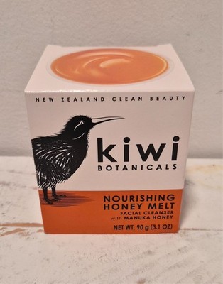 NEW Kiwi Botanicals Nourishing Honey Melt Facial Cleanser w/ Manuka Honey 3.1oz