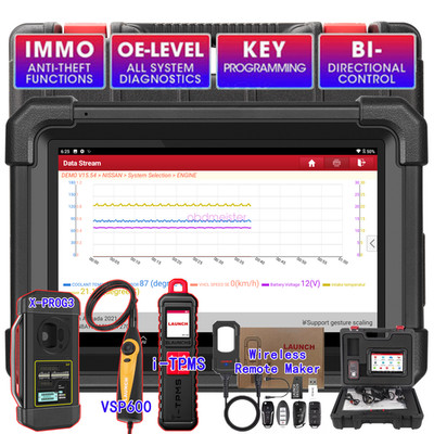 LAUNCH X431 IMMO Elite Keay Programmier KFZ Diagnosegerät X-PROG3/i-TPMS /VSP600