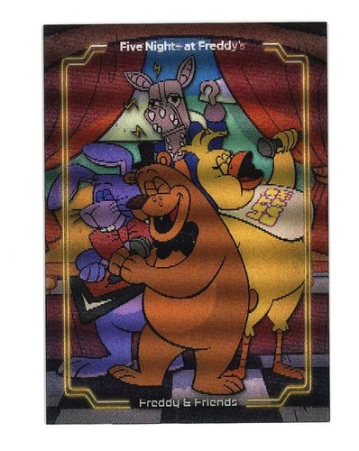 PAX West 2024 Exclusive FNAF Freddy & Friends Lenticular Collectible Card - product listing photo