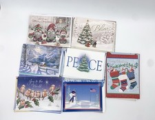 Christmas Cards Non-Religious Lot of 36 with Matching Envelopes Various New