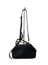 Borsa a tracolla LORISTELLA in pelle nera