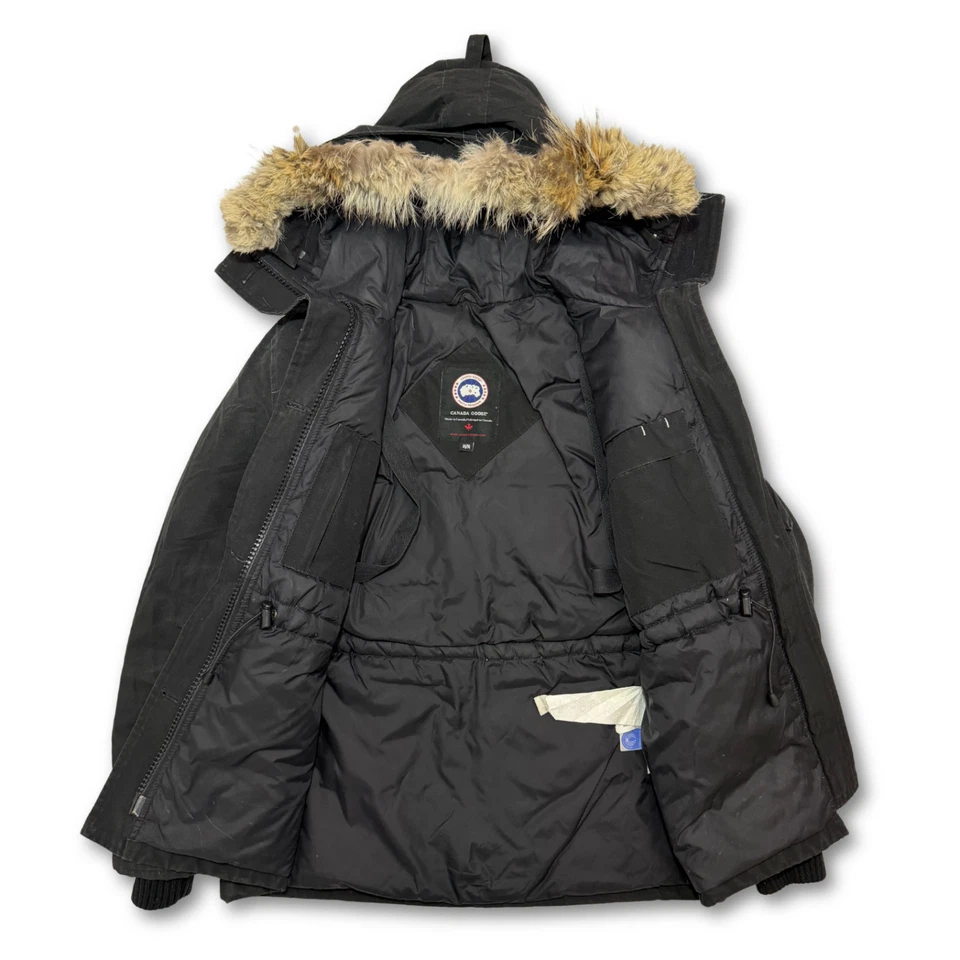 Canada Goose Montebello Parka Black Fur Trim Women’s Size M - Image 2 of 4