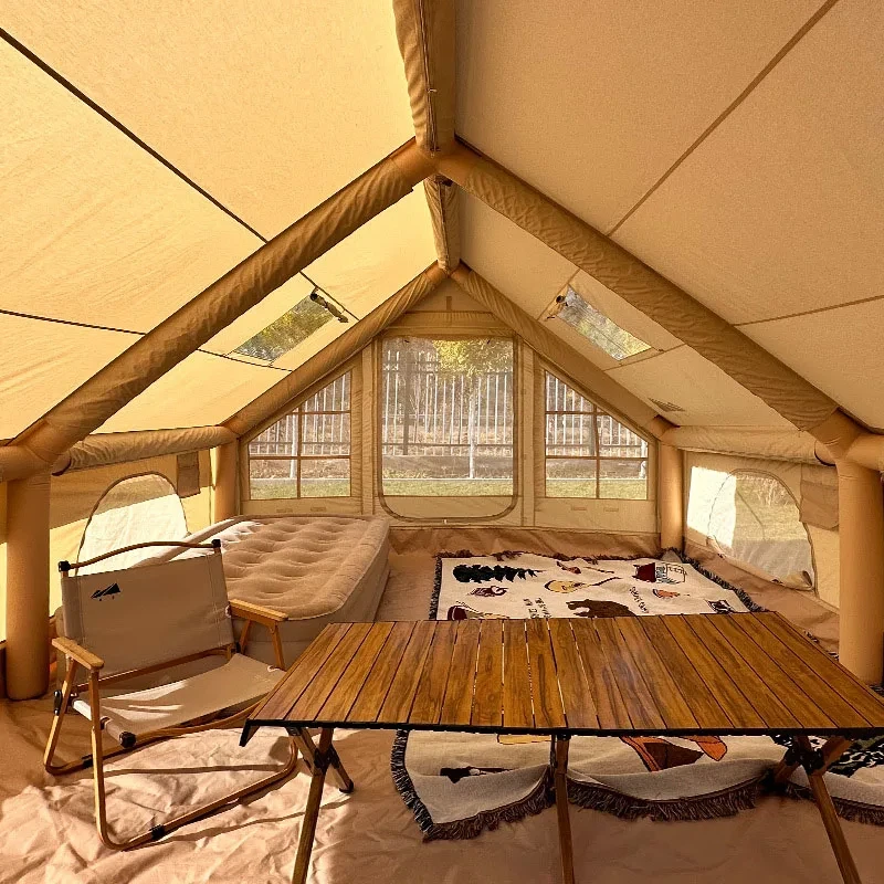 Aufblasbares Zelt Camping-Villa – Frontansicht
