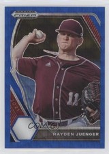2021 Panini Prizm Draft Picks Blue Wave Prizm Hayden Juenger #PDP182 w5c