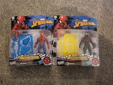 2 x Marvel Spider-man ActionVerse Spider-Man and Miles Morales Action Figures