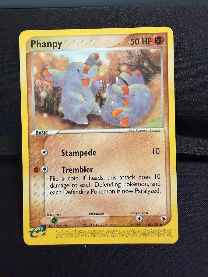 Pokemon Ex Ruby & Sapphire Phanpy Common (62/109) NM