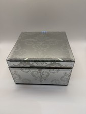 Laura Ashley Josette Glass Mirrored Jewellery Box