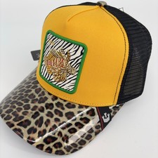 Gorro De Punto Con Estampado De Leopardo Y Guepardo - Diseño Divertido De Animales, Talla única Unisex, Material Acrílico Cálido
