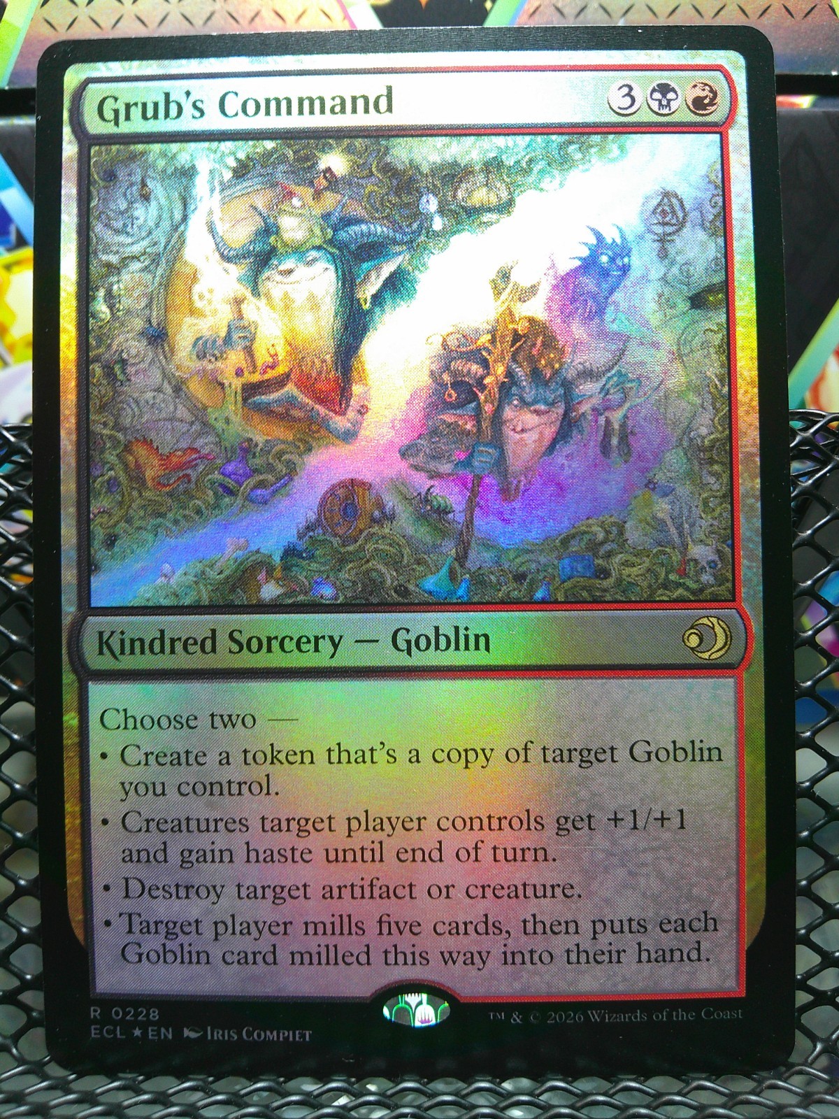 Grub's Command Lorwyn Eclipsed Foil 228 NM