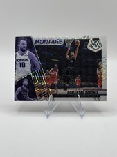 Domantas Sabonis 2021-22 Panini Mosaic Montage #9 White Prizm SP /25 Kings