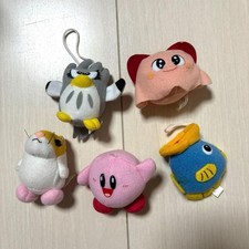 Kirby Friends Mascot Plush 5-Piece Set 1998 Rare Collectible