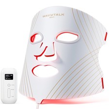 wavytalk Red Light Therapy Mask for Face, Glow Time LED Face Mask Light Thera...