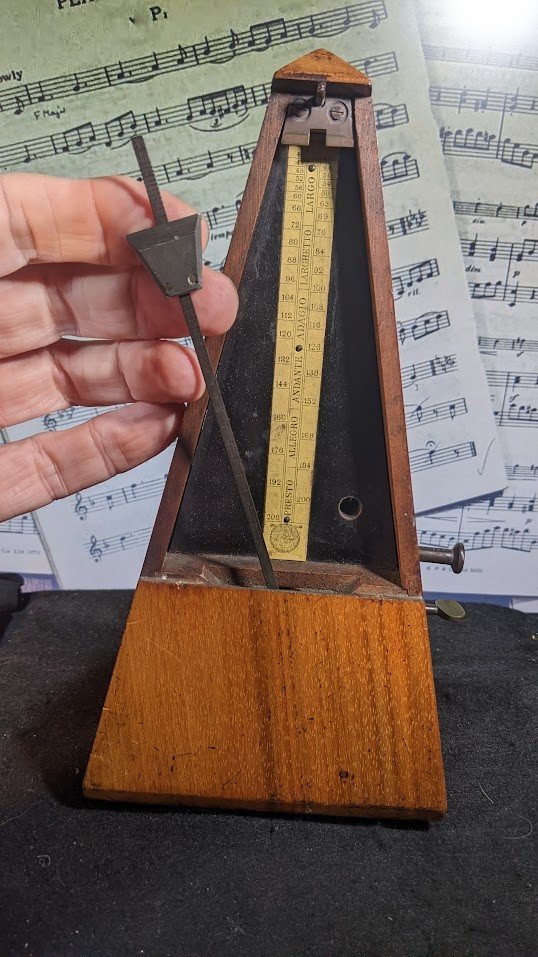 Antique Clockwork Metronome. Johann Maelzel. Paris.