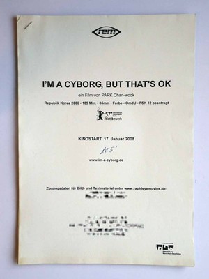 I'm A Cyborg, But That's Ok - Lim Soo-Jung - Jung Ji-Hoon - Presseheft