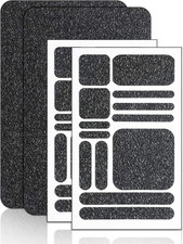Zonon 4 Pieces Grip Phone Tape Sticker anti Slip Rubber Textured Phone Tape Adhe
