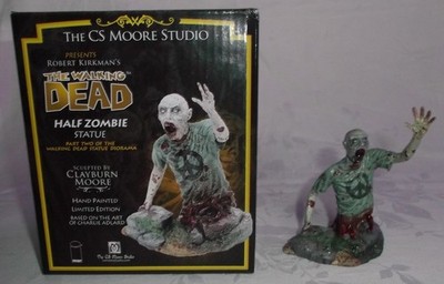 The Walking Dead Half Zombie Statue CS Moore Studio Limited Edition