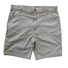 Carhartt Relaxed Fit Tan Carpenter Shorts Men's 40x9 Workwear Outdoor