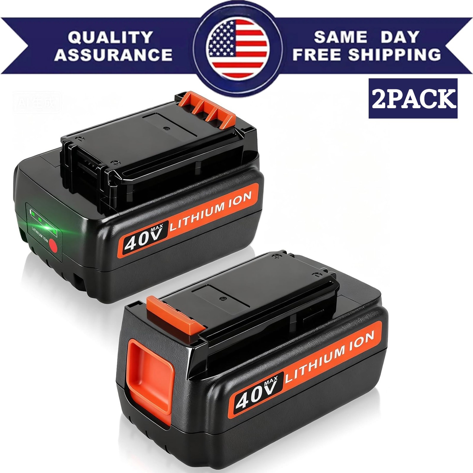 40 Volt for Black and Decker 40V Max 3.5Ah Lithium Battery L