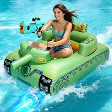 GIGIGO Motorized Pool Float for Adults, Recha...