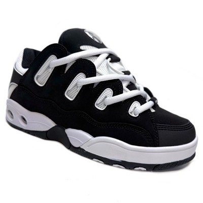 OSIRIS SCHUHE D3 OG SCHWARZ WEISS SCHWARZ SNEAKER (UK 8 EUR 42)