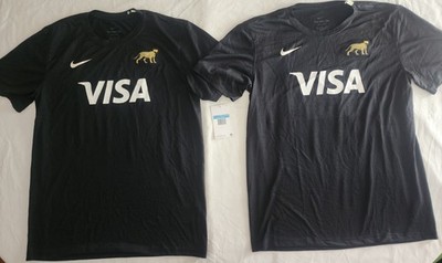 Lot Nike argentina rugby UAR Pumas dry fit t shirts , size S x2