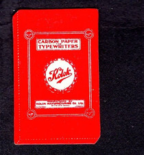 Cinderellas - Poster Stamp - KOLOK Carbon Paper for Typewriters, UK - 25x40mm