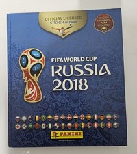Panini FIFA World Cup Russia 2018 HARDCOVER Album Complete   Stickers
