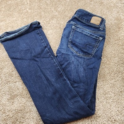 American Eagle Artist Super Stretch Dark Wash Flare Jeans Size 2 Regular