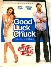 Good Luck Chuck Unrated Jessica Alba DVD Ships Same Day With Tracking