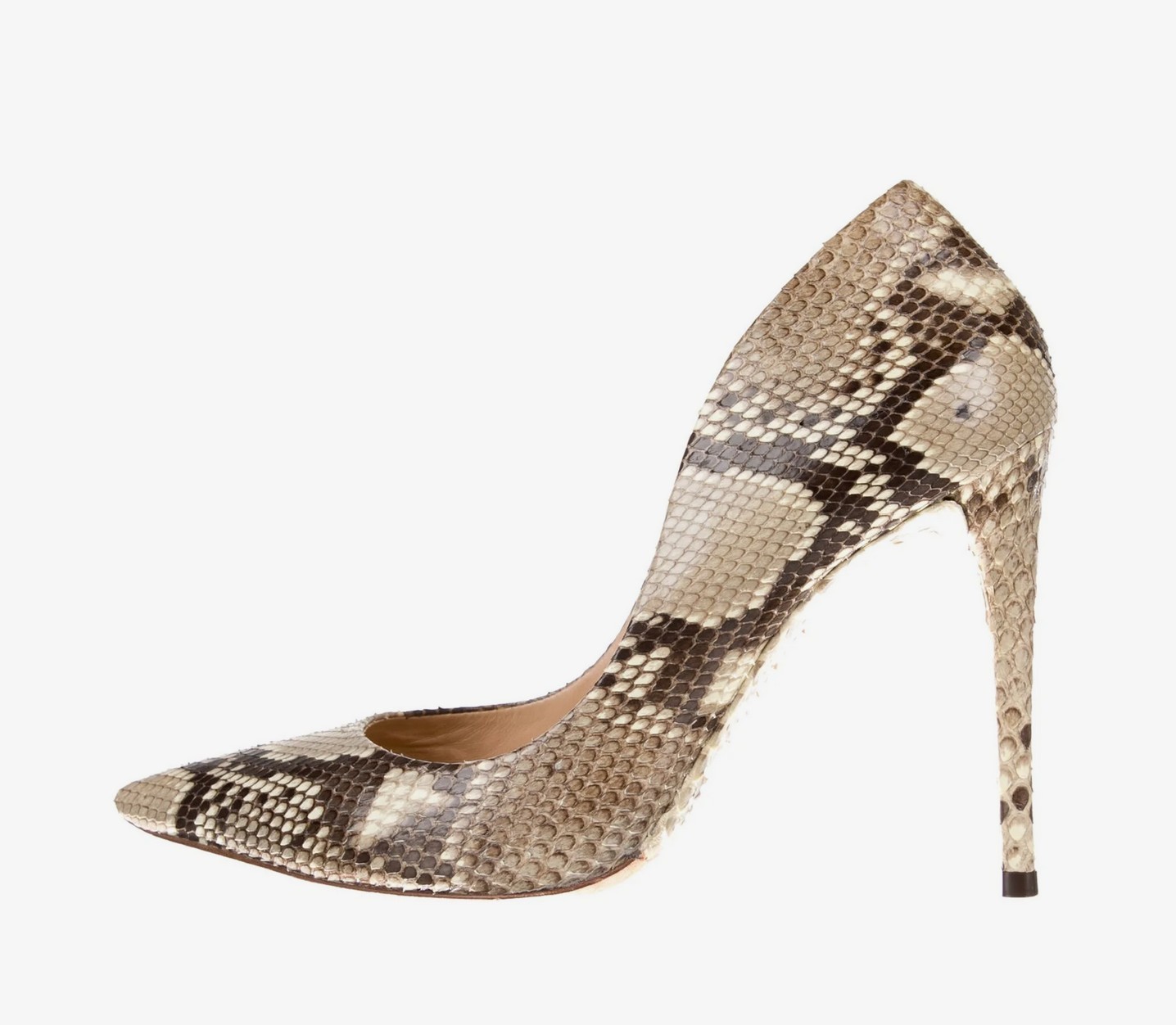Alexandre Birman Python Skin Pumps 37 - image 1
