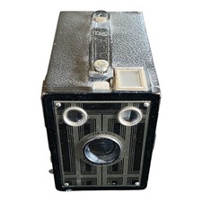 Kodak Brownie Jr Six-20 Box Camera Vintage Art Deco Style Collectible MSM Estate