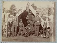 Photo:Camp Cameron D.C. 7th New York State Militia 1861 Civil War Camp