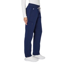 Hanes Women's Premium Straight-Leg Scrub Pants Navy Size 3XL NEW