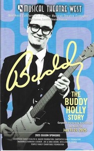 2025 MUSICAL THEATRE WEST - THE BUDDY HOLLY STORY PROGRAM