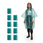 Poncho jetable cape imperméable léger compact poncho de pluie jetable unisexe