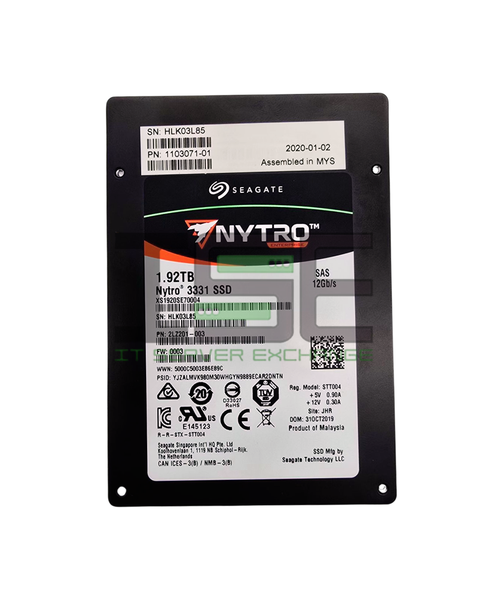DXデータスルイパー！！ Seagate Nytro 3331 1.92TB SAS 12Gb/s 2.5IN SSD XS1920SE70004 | eBay