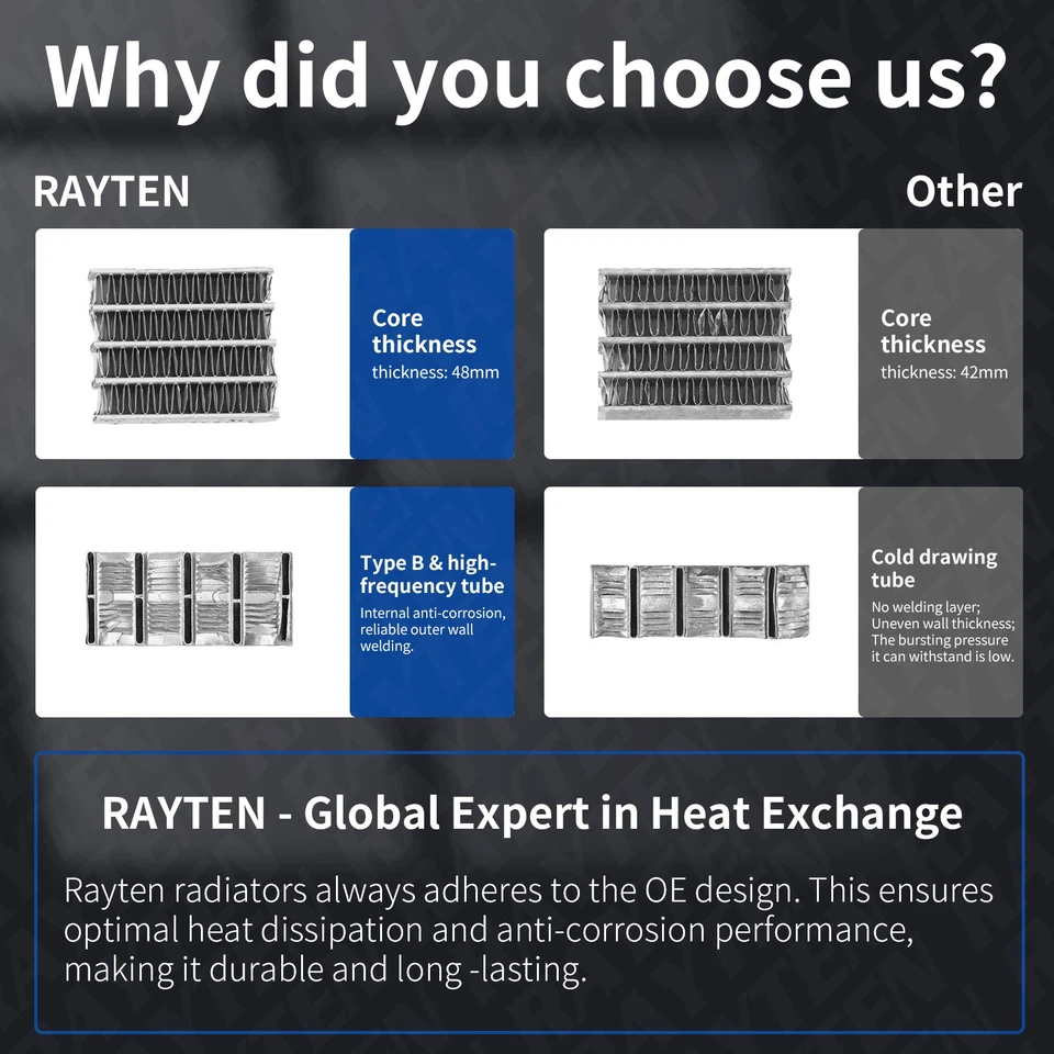 Radiator Fit for 97-96 Mercedes-Benz E300; 97 Mercedes-Benz E420 Foto 4 de 4