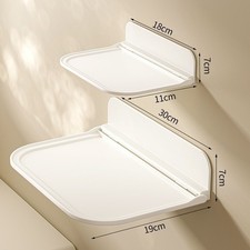 Foldable Toilet Mobile Phone Storage Dormitory Bedside Set-top Box Rack