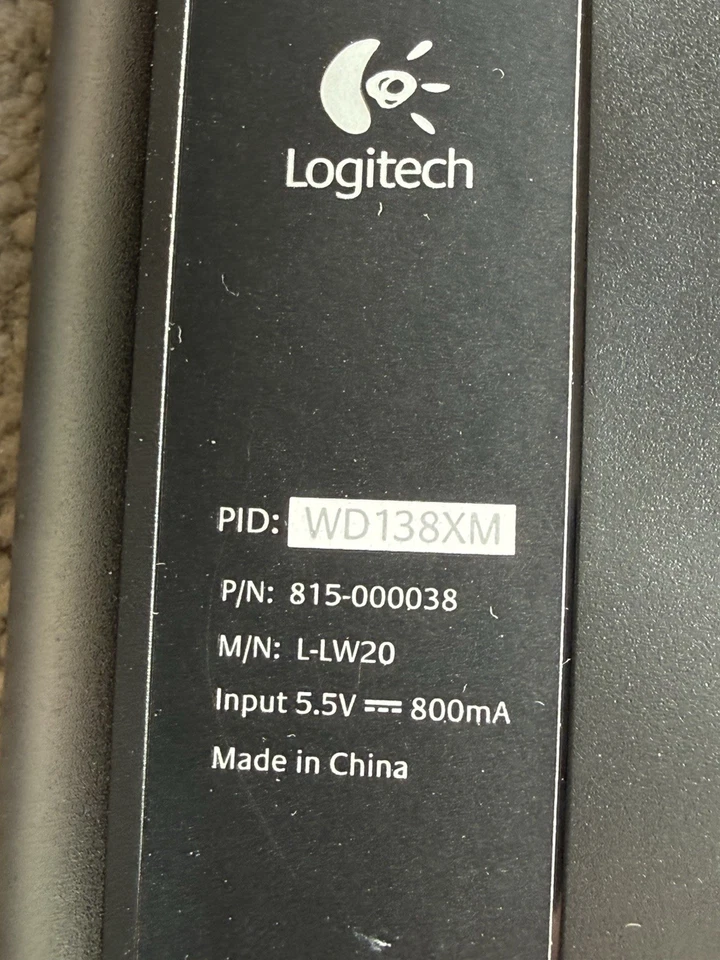 Logitech Harmony One Remote Charging Base Cradle L-LW20 & Accessories - Image 4 of 4