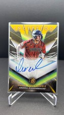 2023 BOWMAN INCEPTION #BPA-IM IVAN MELENDEZ AUTO GOLD FOIL /50