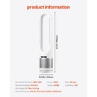 Uimoso 40" Bladeless Tower Fan HEPA Air Purifier w/Remote Timer Oscillating