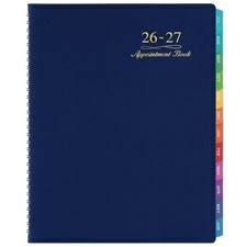 2027 Weekly Appointment Book Blue Blue 2026-2027 Planner Diary Calendar