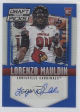 2015 Panini Prizm Collegiate Draft Picks Blue 61/75 Lorenzo Mauldin Auto s6o