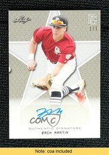 2020 Leaf Perfect Game National Showcase 1/1 Zach Martin #BA-ZM1 Auto 13u1