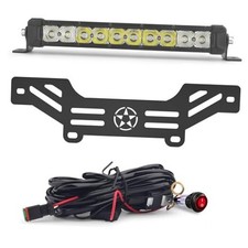 Can Am X3 Slim Light Bar Hood Shock Tower Brackets White Light W/Toggle Switch