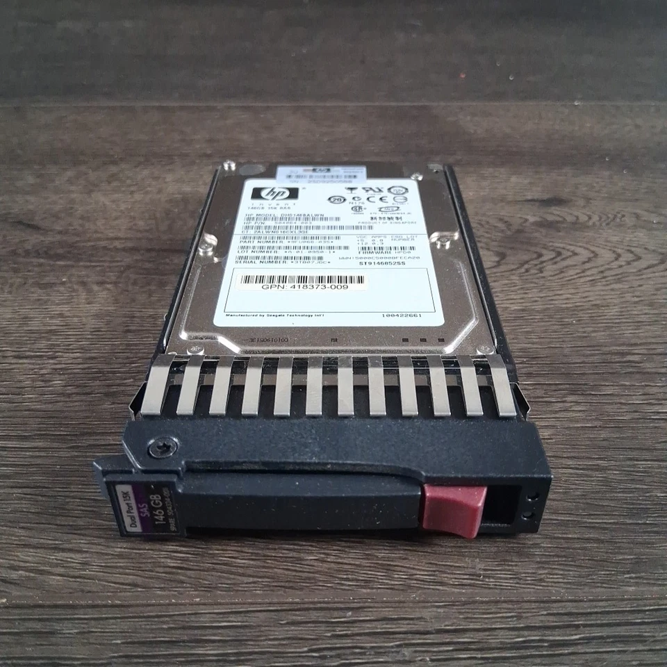 DH0146BALWN 504064-003 HP Hard Drive 146Gb Dual Port 15k SAS - Image 3 of 4